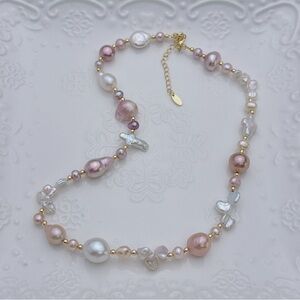 26X83 Handmade Freshwater Baroque Pearl Necklace